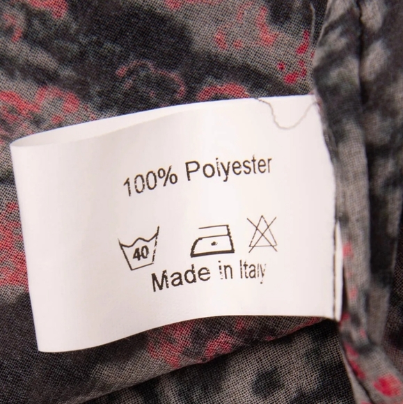 Black Coral Sheer Floral Maxi Coat M/L - Picture 5 of 7